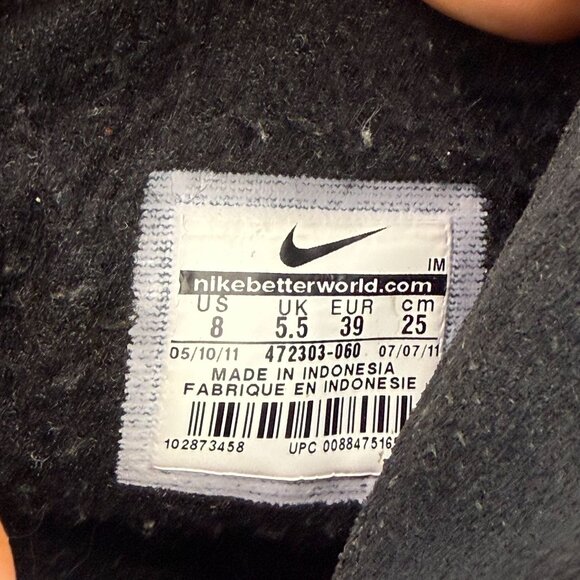 ✅Womens 8 Nike Glencoe Warrior Black Slouchy Boots Urban Casual Comfort sneakers - Picture 2 of 13